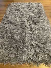 Dywan dywanik chodnik 80x150 szary stalowy włochacz shaggy
