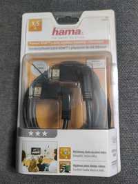 Nowy kabel HDMI HAMA 1.5m długości, obracane wtyki