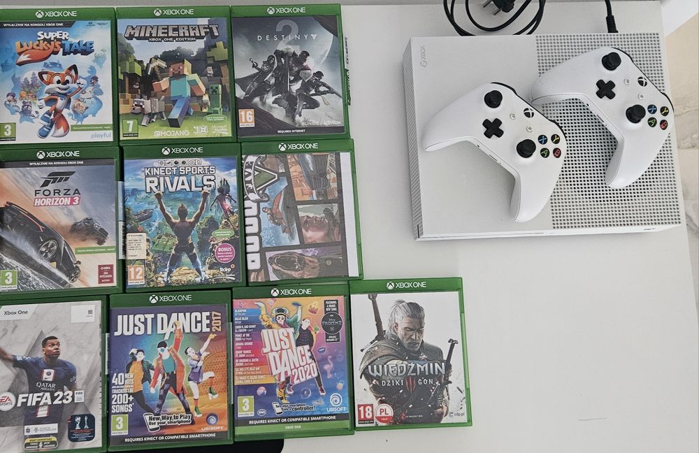Xbox one + kinect + gry. Super stan