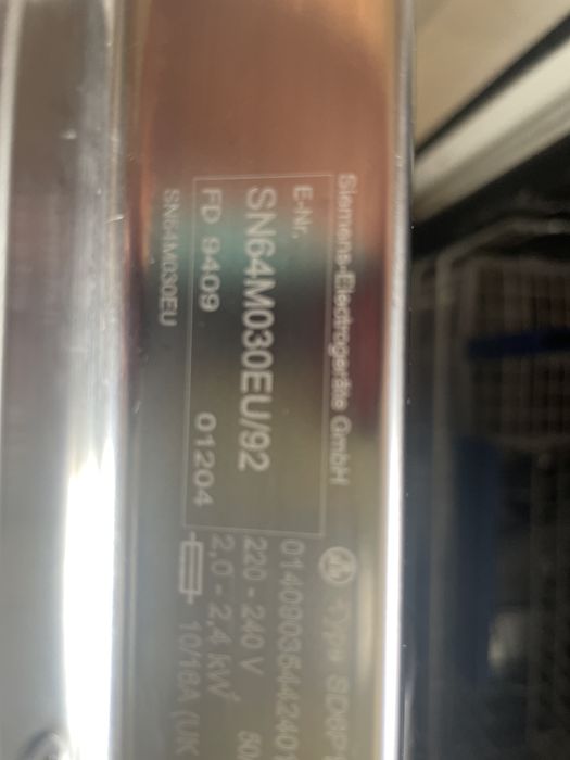 Zmywarka siemens do zabudowy 60cm