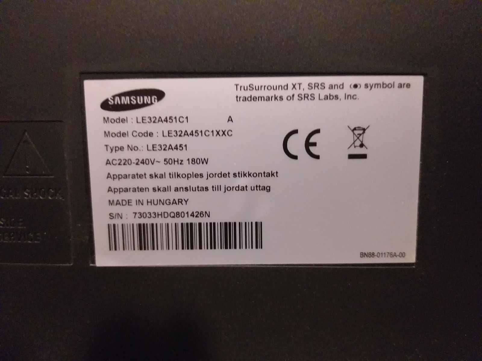 Телевизор Samsung 32" Не СМАРТ, без Т2.