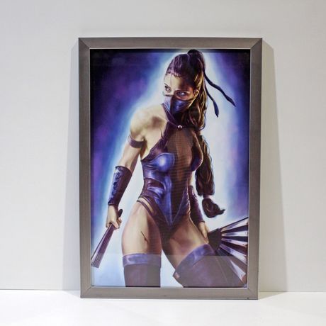 Картина Китана Kitana Mortal Kombat Смертельная Битва Фото Рисунок