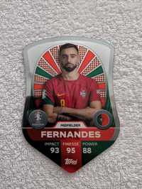 Chrome shield SC6 Fernandes topps euro 2024