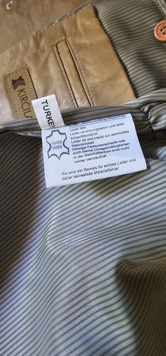 Męska skorzana kurtka