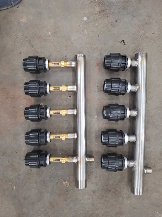 Rozdzielacz dolne źródło pompa gruntowa