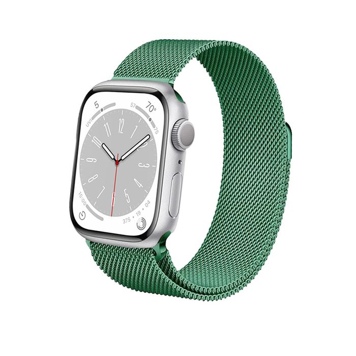 Pasek do Apple Watch 44/45/46/49 mm Stal Nierdzewna Crong Milano Steel