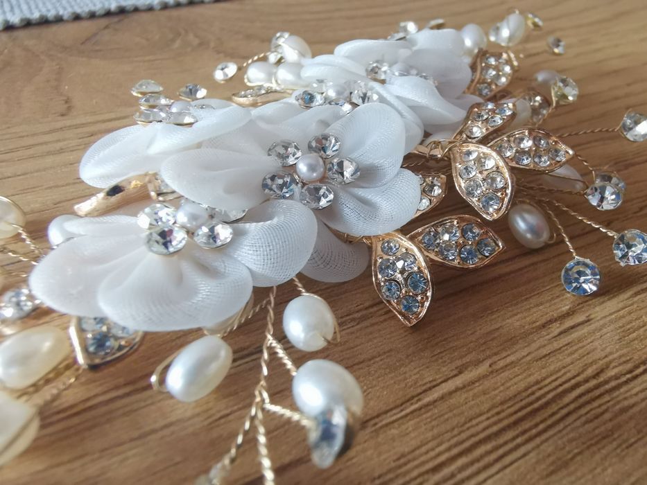 Spinka ślubna, ozdoba do włosów i upięć