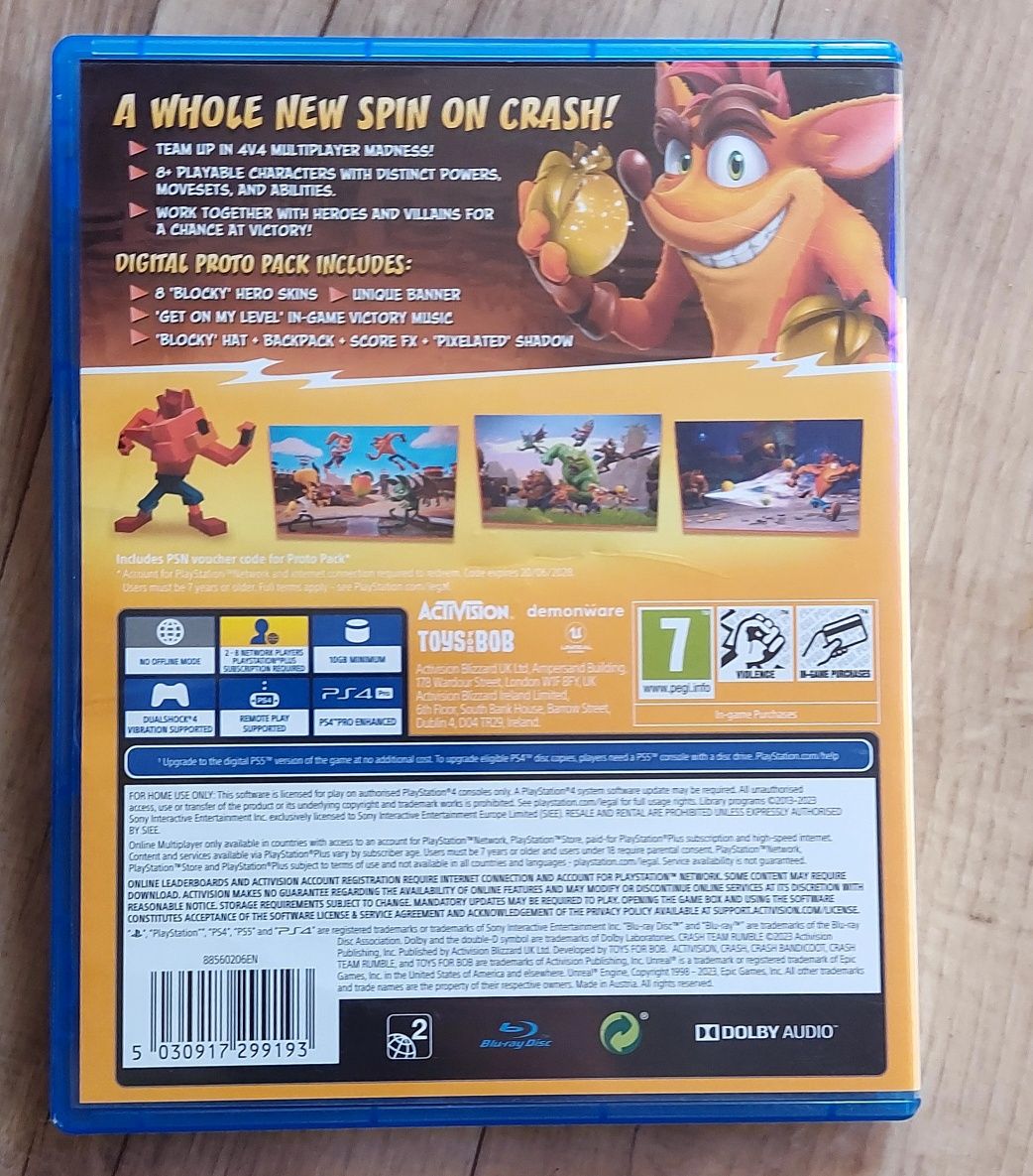 Gra na konsole ps4 Crash Team Rumble