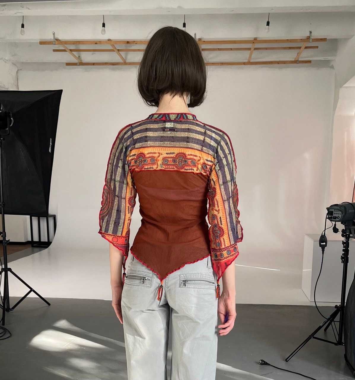 Jean Paul Gaultier soleil 90-ті вінтаж лонг-меш rick owens margiela