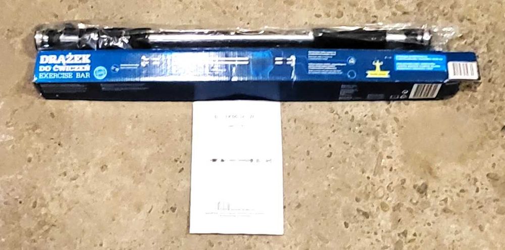 drążek do ćwiczeń do podciągania rozporowy 65 cm NOWY TRANSPORT GRATIS