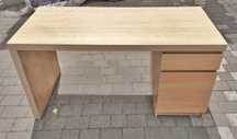 Ikea Malm biurka x2 okleina dębowa 140x65 cm