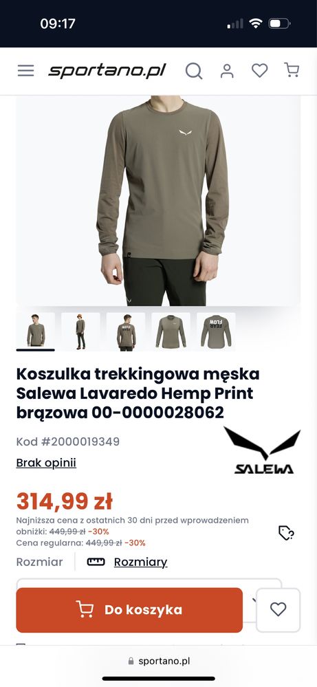 Bluza longsleeve Salewa nowa oryginał 100%