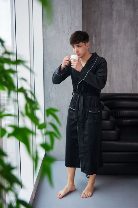 Чоловічий велюровий халат  6 кольорів