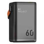 Повербанк великої ємності 60000 mAh O2project Powerbank O2 Project