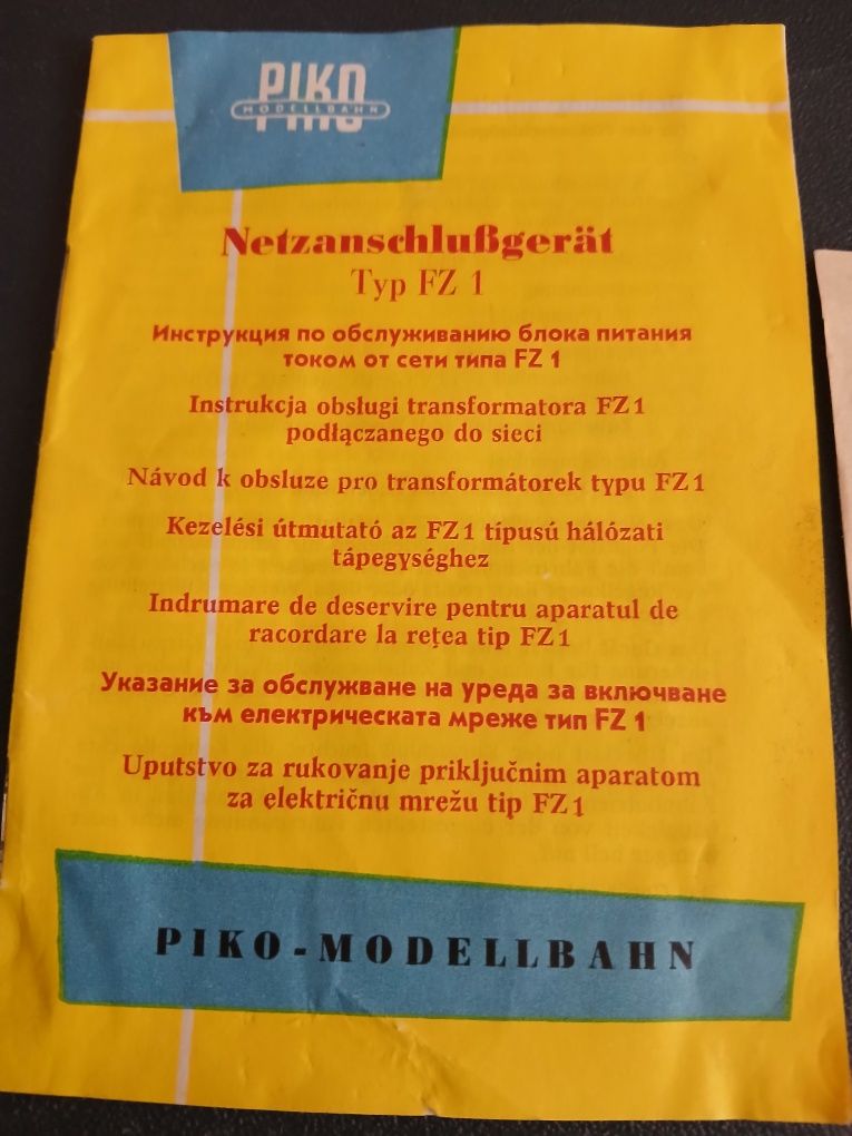 Kolejka piko Zasilacz  Transformator i