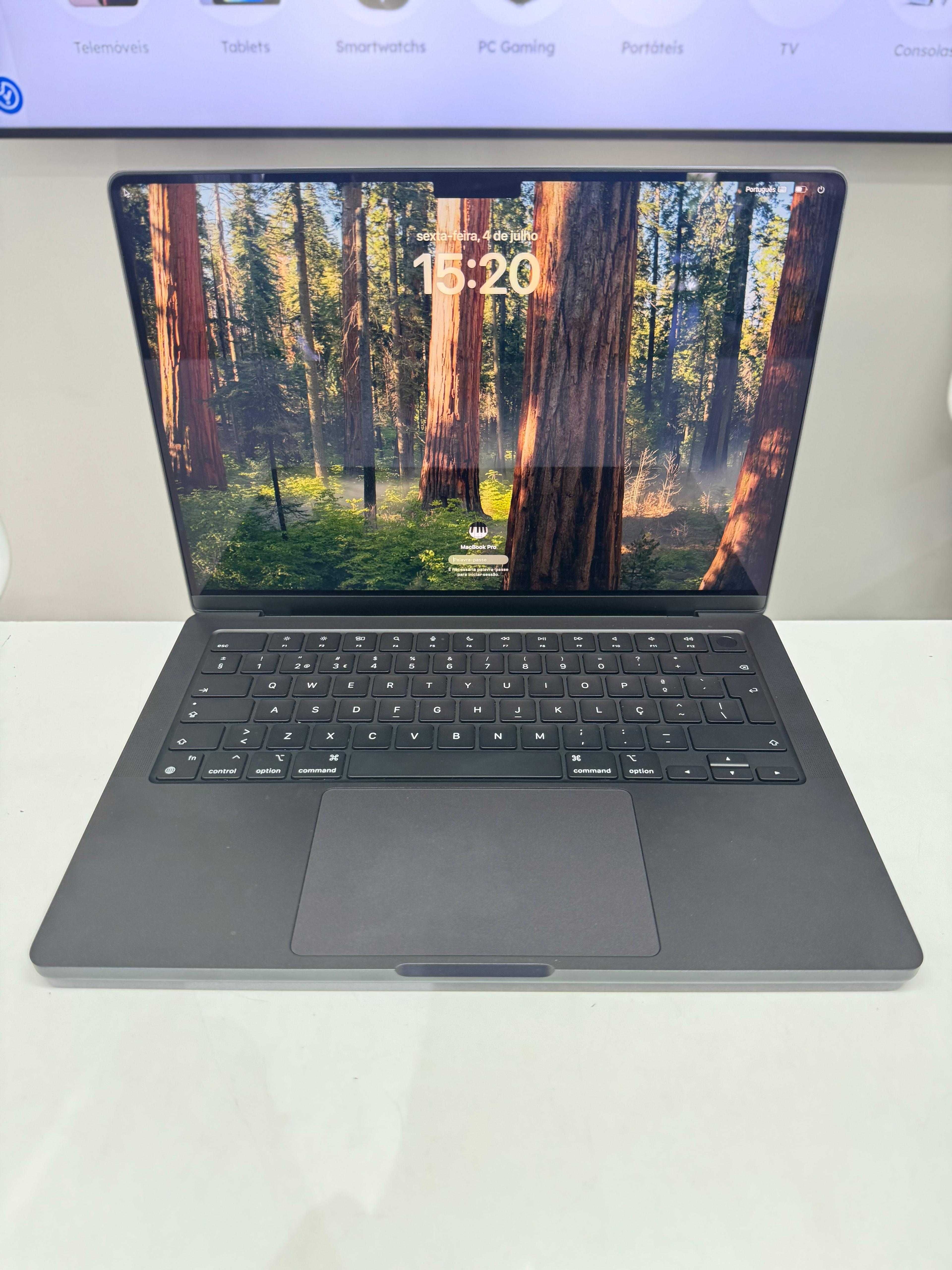 MacBook Pro 14.2" M4 Pro 24GB 512GB Preto Sideral - Loja Ovar