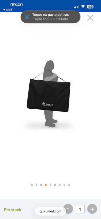 Marquesa de Massagem Dobrável Quirumed — NOVA, Embalada