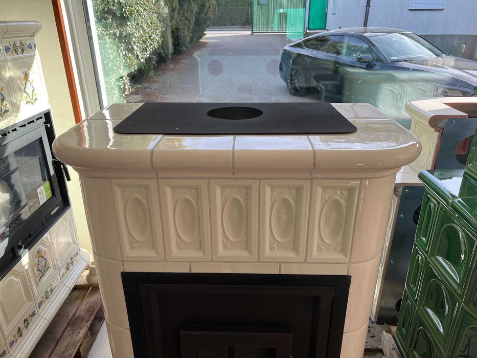 Piec kominek kaflowy z płaszczem wodnym VILLACH Montaż