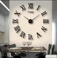 Часы 3D настенные, настінний годинник, безрамочные часы, часы настенны