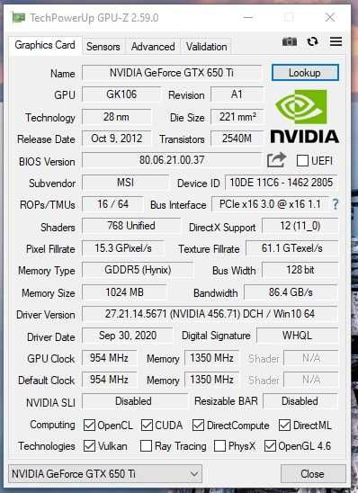 karty graficzne msi / asus / nvidia