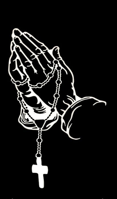 RÓŻANIEC DŁONIE- 12cm x 8cm - naklejka na auto ścianę laptop quad