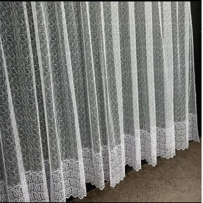 Тюль вишита, турецький фатін