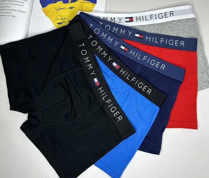 Боксери чоловічі, набір подарунковий, Tommy Hilfiger, 5 шт