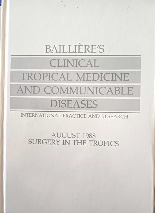 Bailliere's Clinical Tropical Medicine and Communicable Diseases