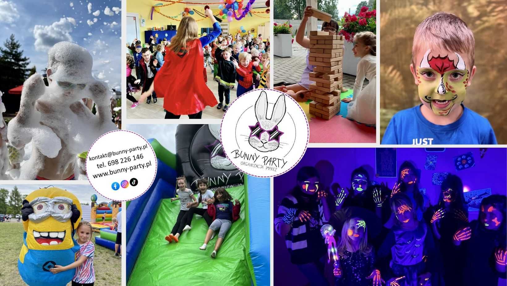 Animatorzy/ Dmuchańce/ Fotobudka 360/ Bumper ball / Piana party