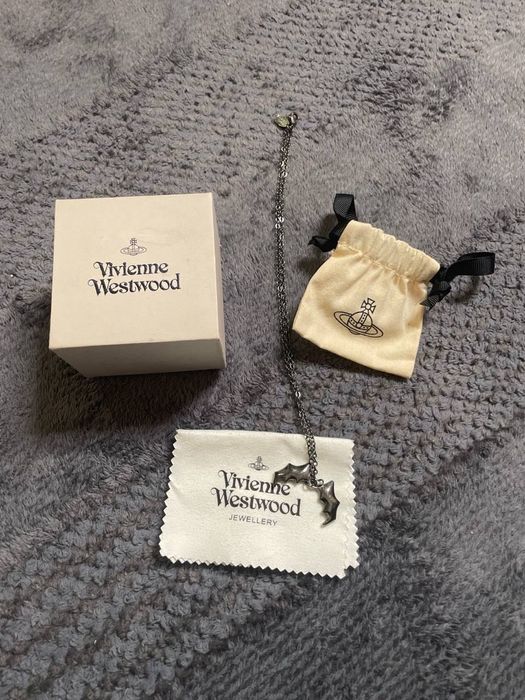 металеве оригінальне кольє у формі кажана Vivienne Westwood