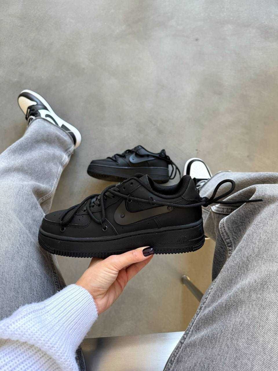 Кросівки Nike Air Force 1 Low OFF Shoelaces Custom premium