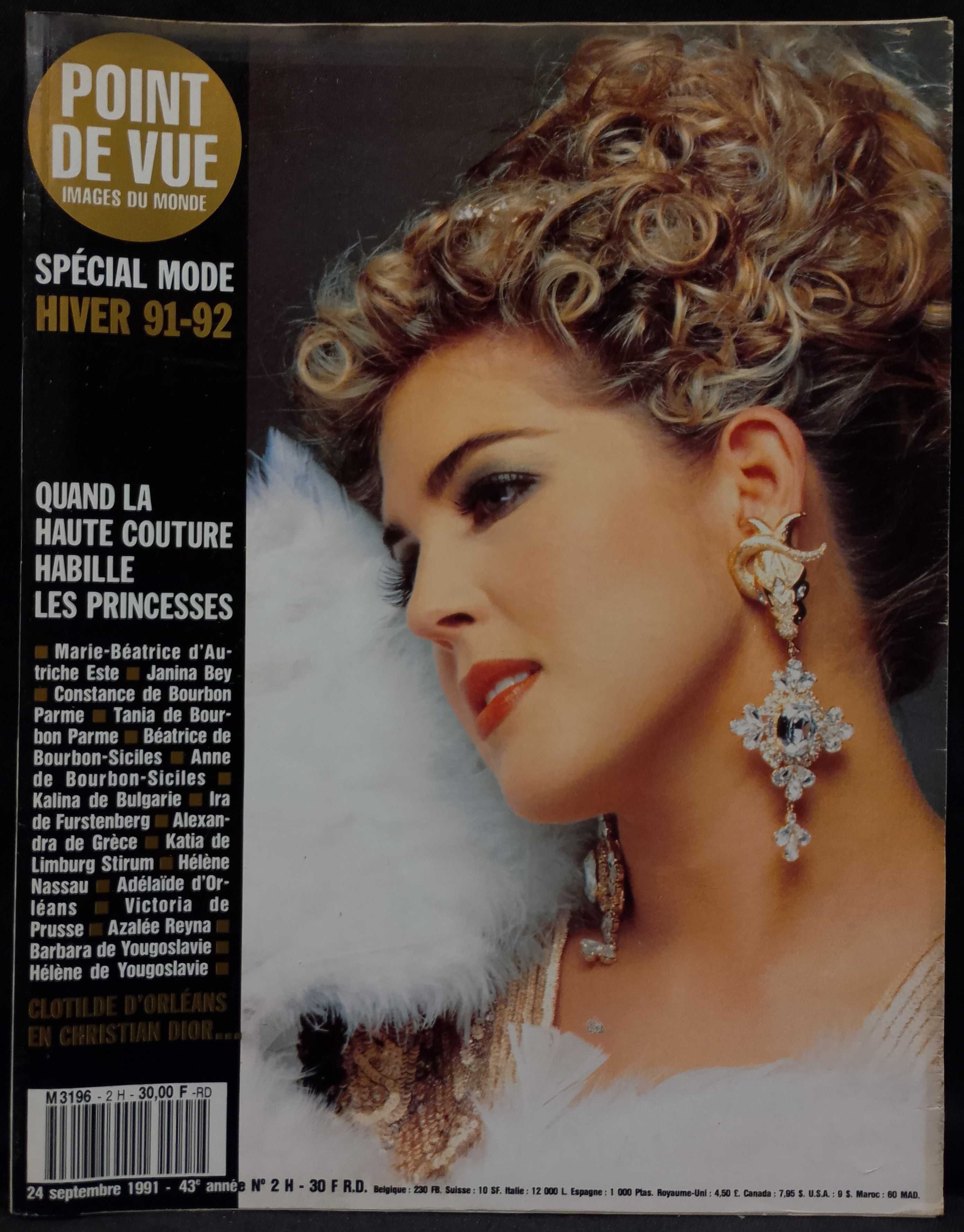 Revista Point de Vue Spécial Mode Hiver 91-92