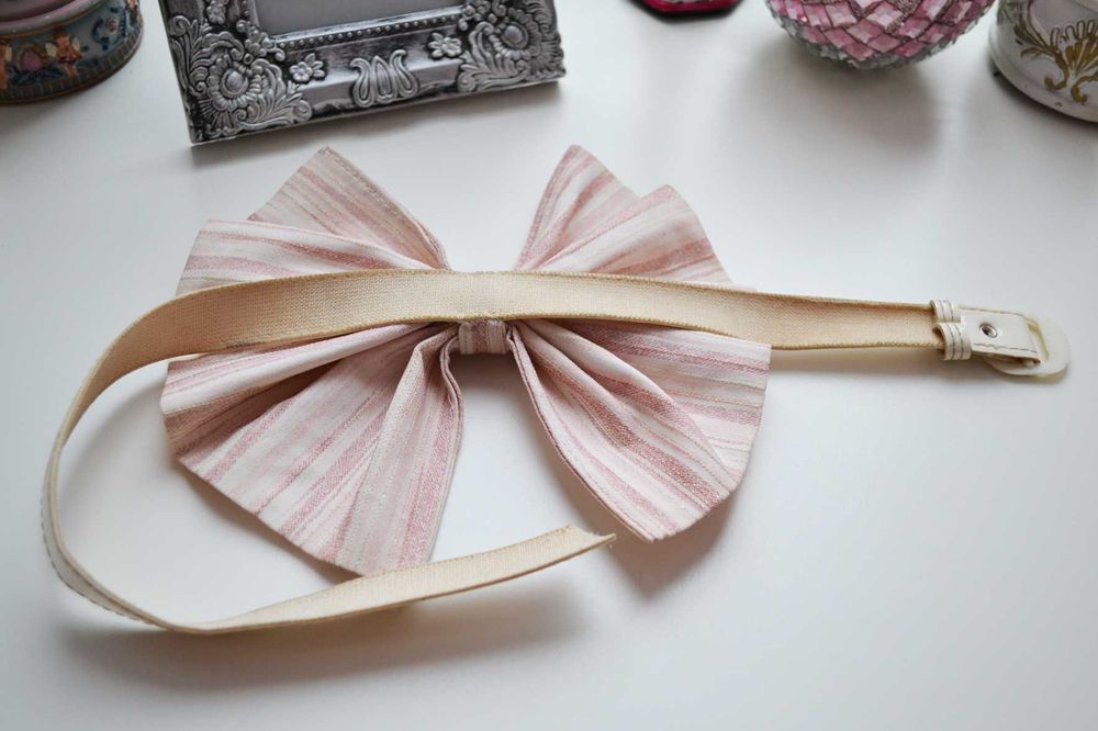 Бант на шею ошейник бабочка для собаки кошки