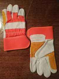 Перчатки для хоз работ кожаные