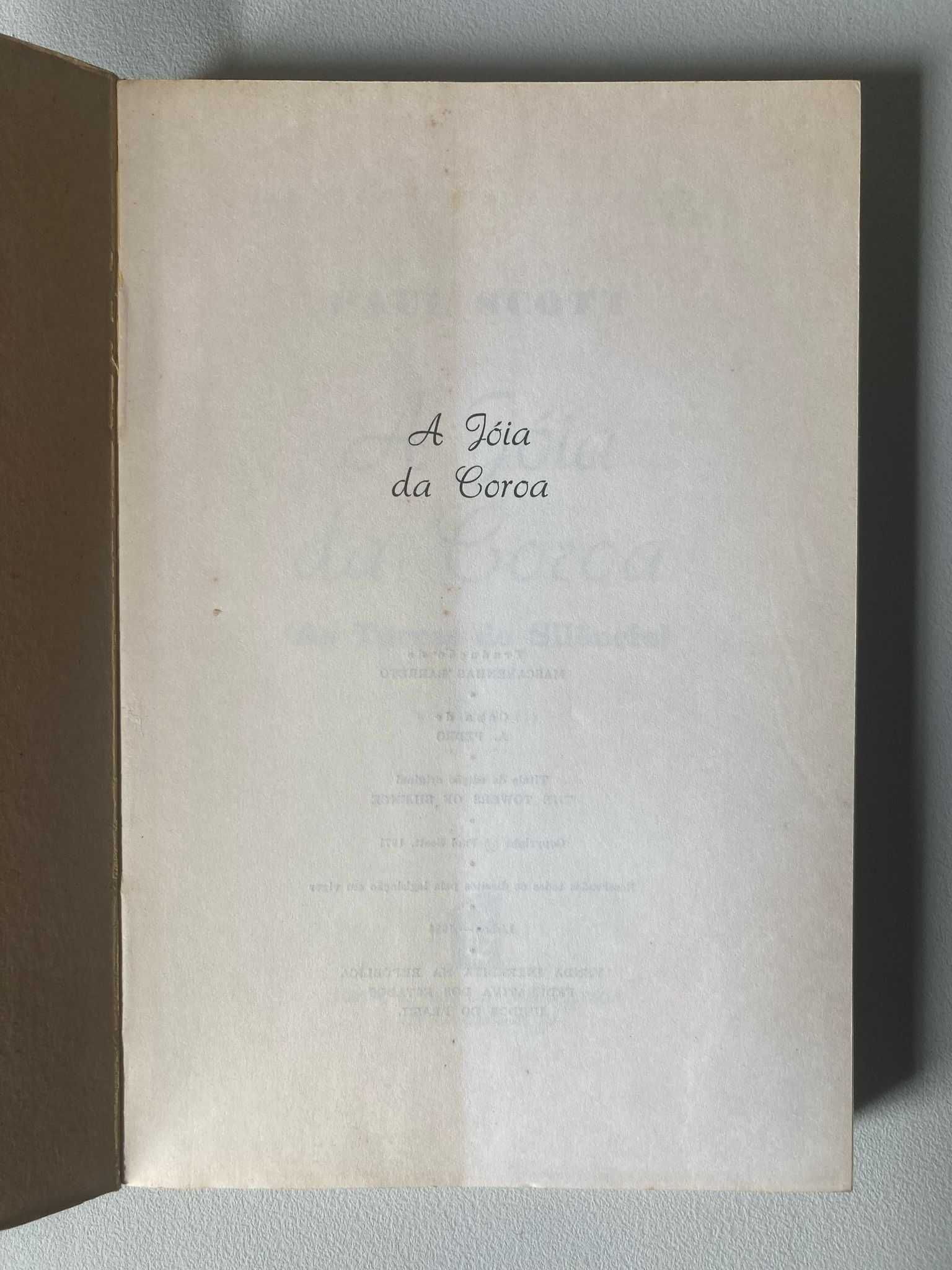 A Jóia da Coroa (As Torres do Silêncio), de Paul Scott