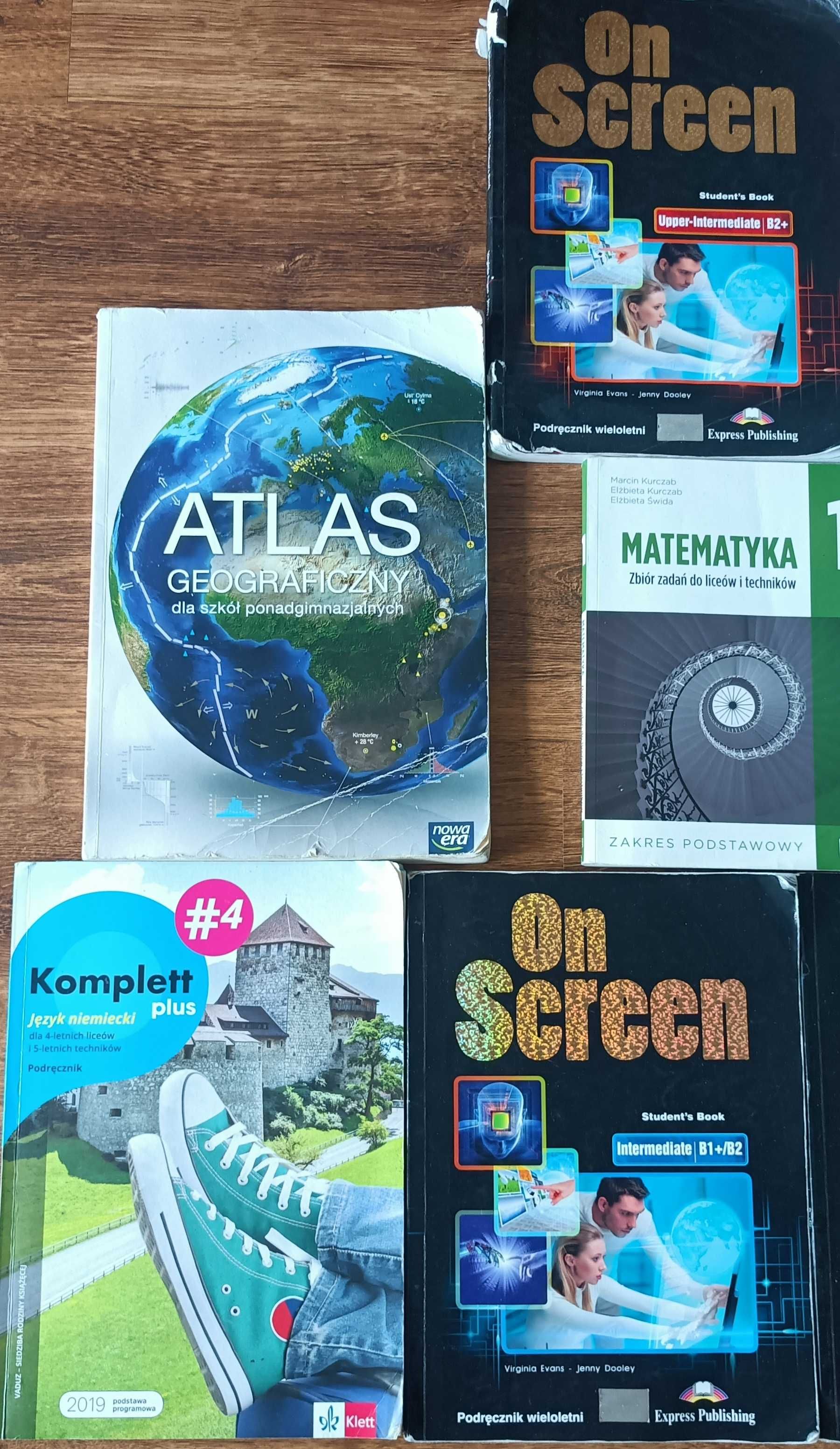 Podręczniki do liceum i technikum- 1,2,3,4 klasa