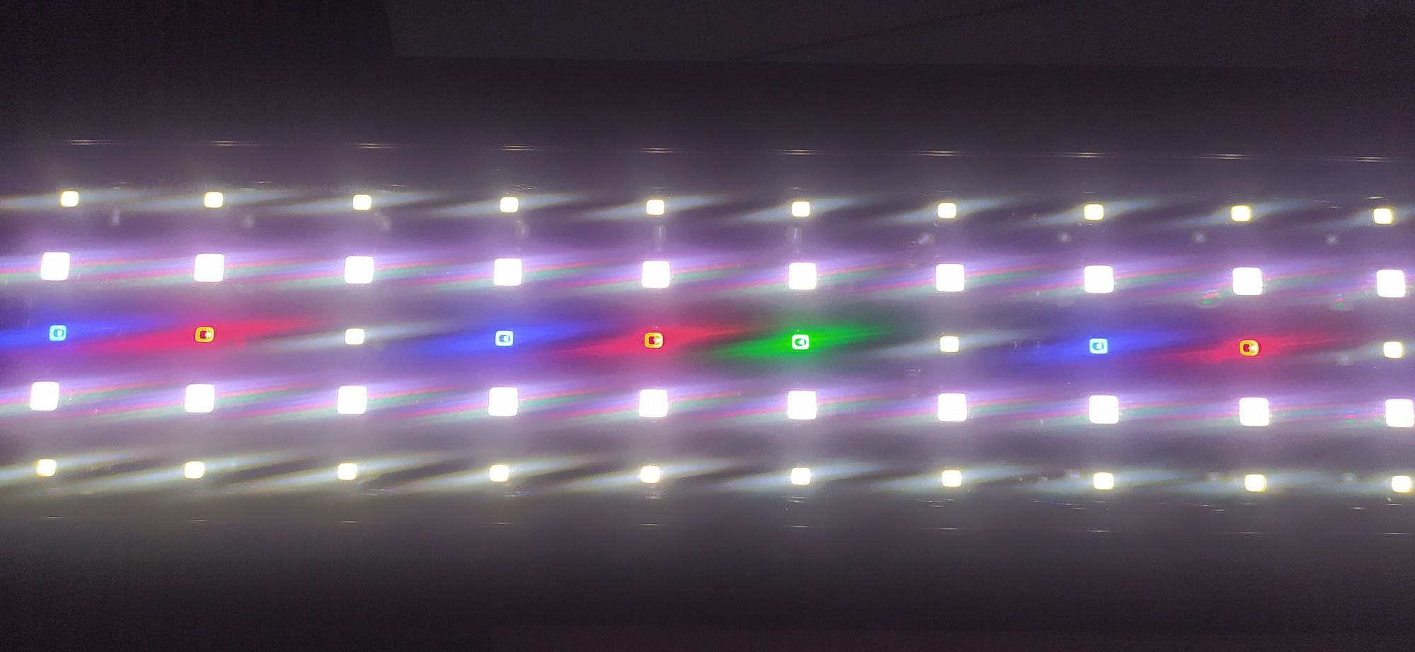 Iluminação led programável nascer/por do sol 30cm