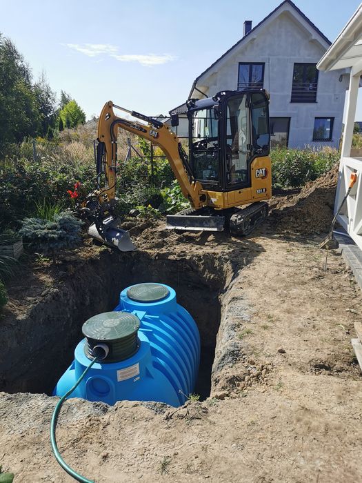 Usługi minikoparką CAT 301.8