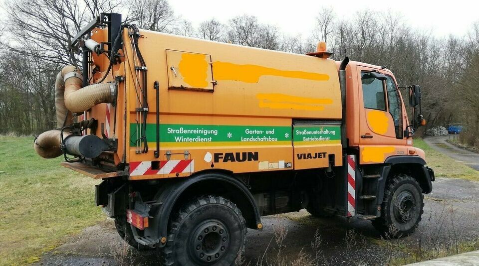 Zamiatarka do unimoga u300 u400 u500 Faun Vijajet 4m³