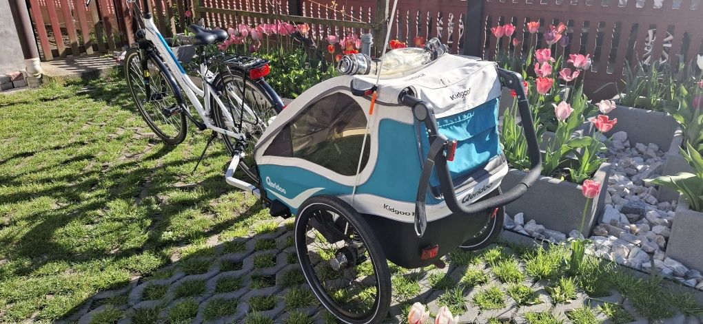 Przyczepka rowerowa Qeridoo Kidgoo 1