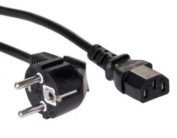Zestaw: Kabel sygnałowy DVI-D-DVI-D, Kabel zasilający ATX