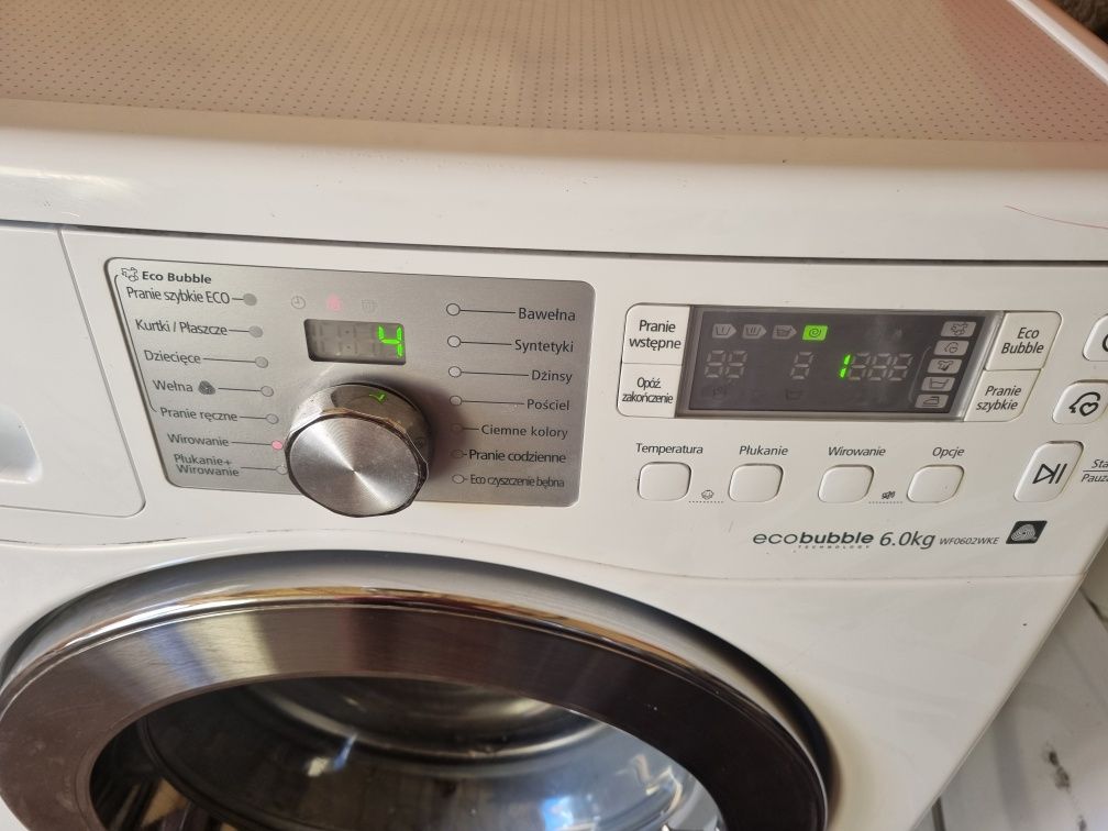 Samsung Econubble , trans i podłączenie.