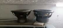 Głośniki bass subwoofer jakuzza 12 cali plus 15 cali  kosz aluminiowy