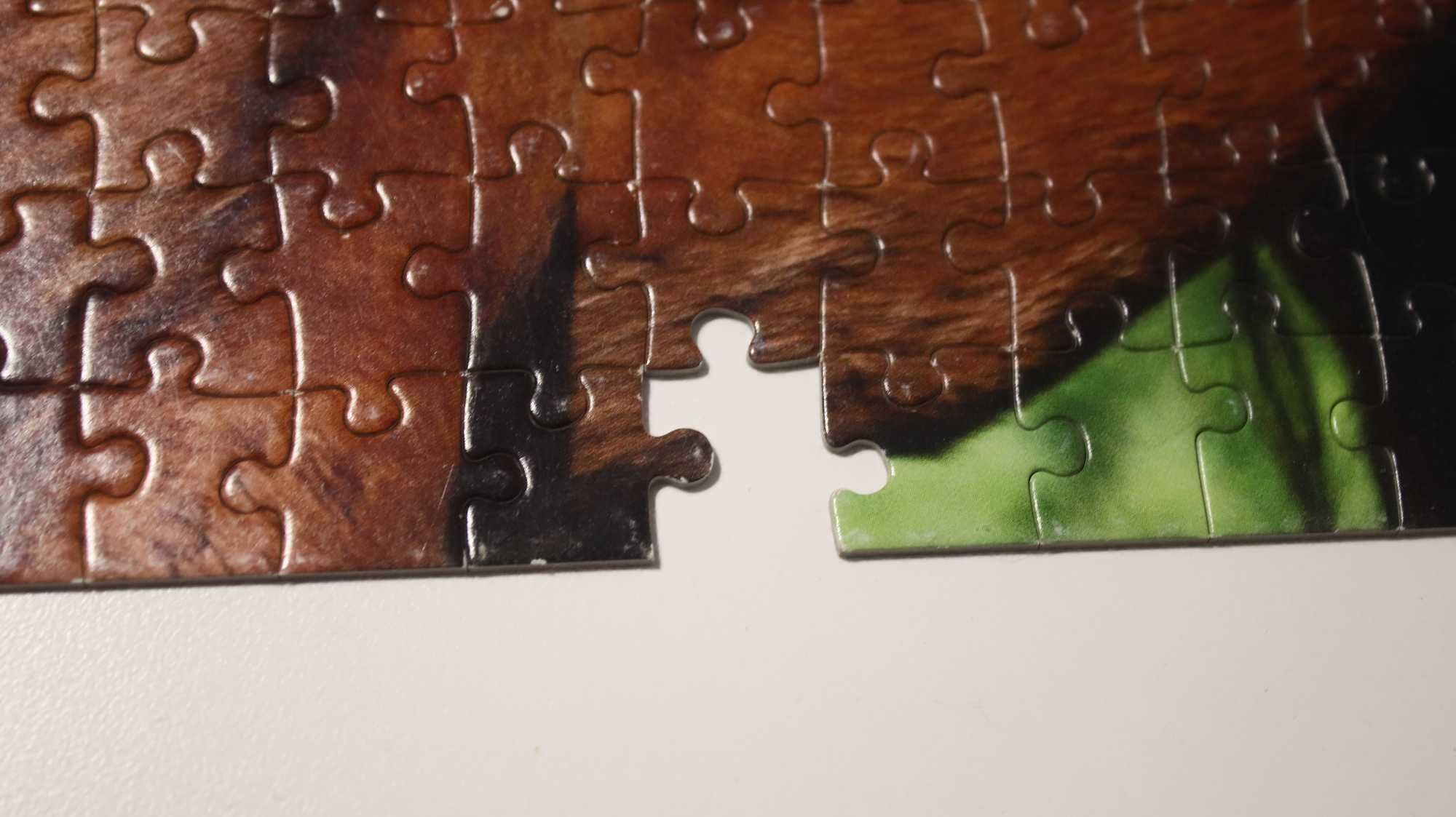 puzzle 1000 el Castorland konie - jeden brak