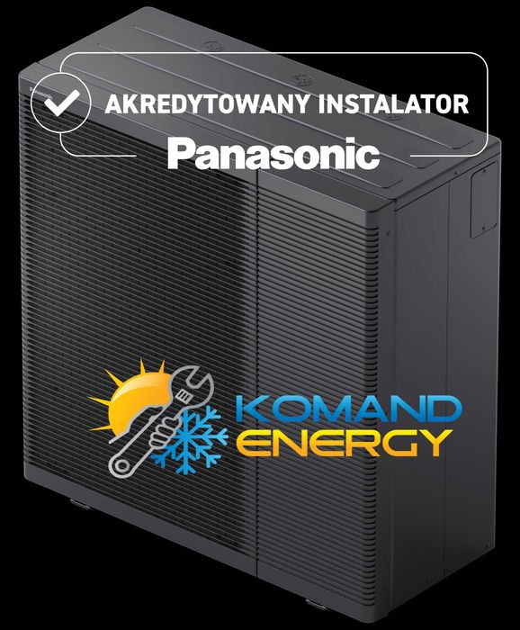 Pompa ciepła Panasonic 9 KW + zbiornik cwu 300l inox z montażem