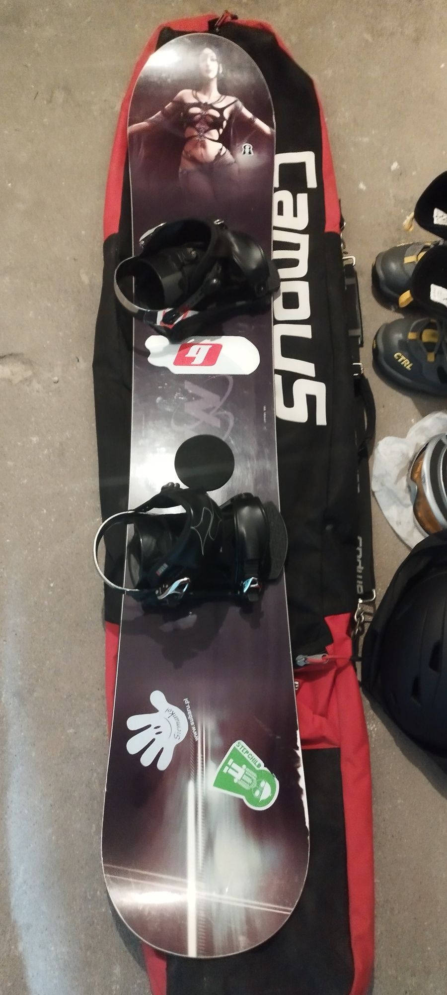 Deska snowboardowa Raven cały zestaw
