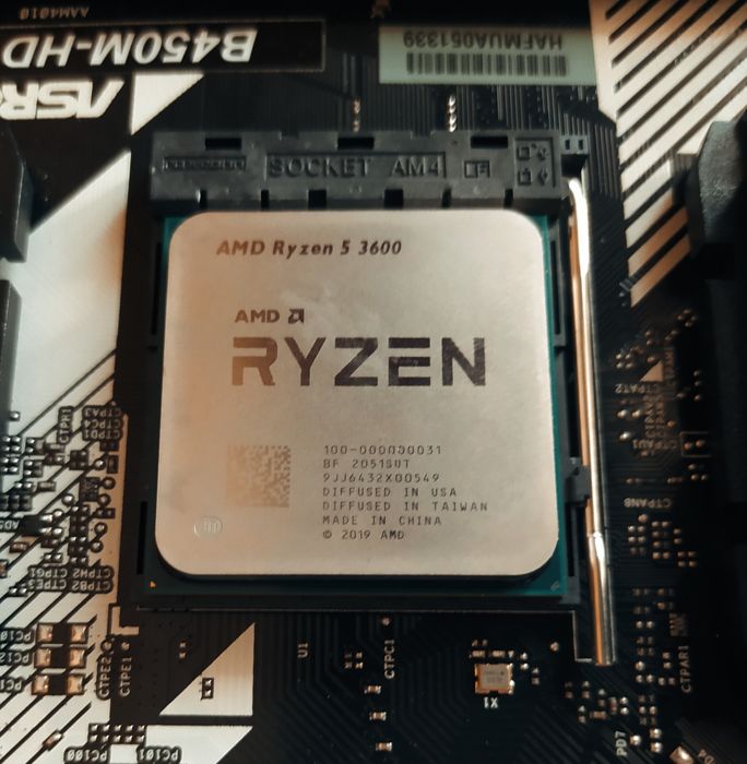 Ryzen 5 3600+ B450+16Gb ASRock Ballistix DDR4 s-AM4 игровой комплект