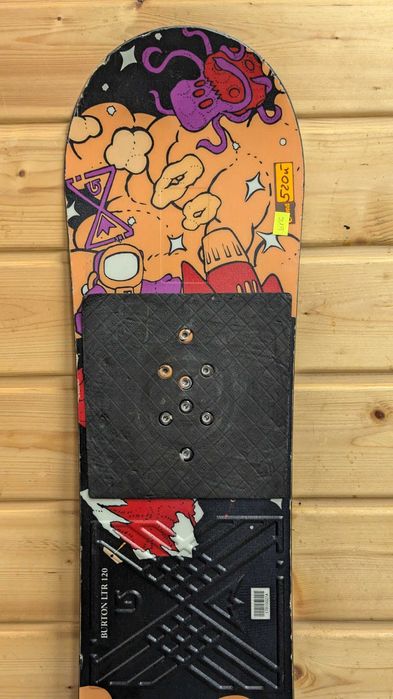 Deska snowboardowa dziecięca BURTON LTR 120 cm + WIĄZANIA (315)