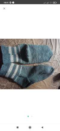 Носки теплі вязані