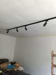 Lampa Szyna sufitowa czarna 3 m 5 lamp